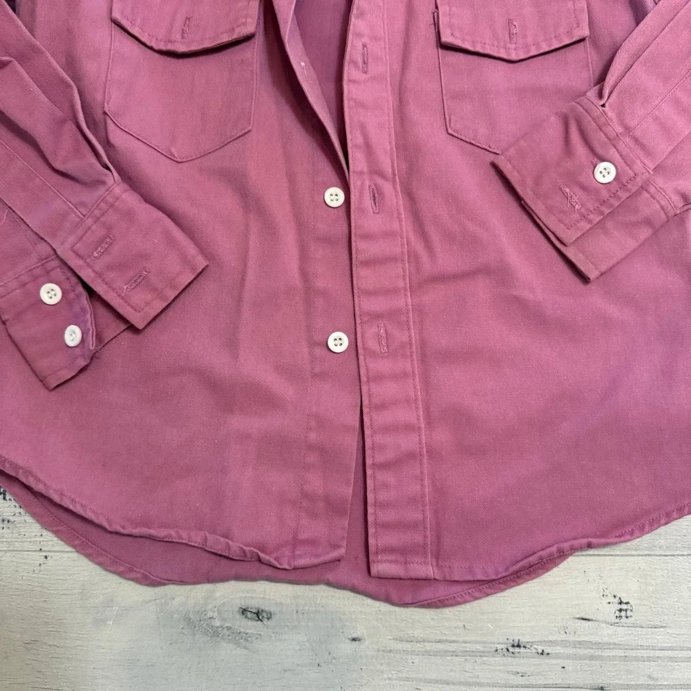 Vintage‎ wrangler kids pink button down shirt size 6
